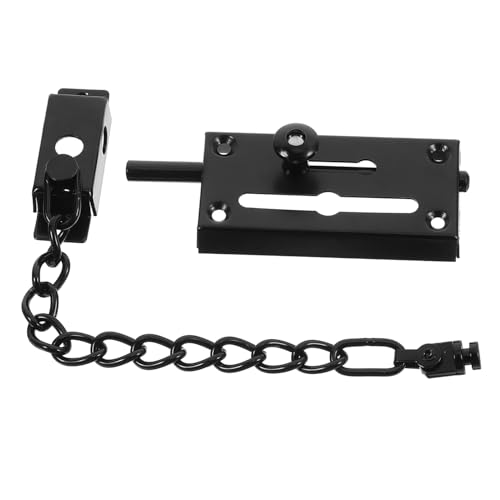 Protector de puerta de cadena de servicio pesado UKCOCO con cerrojo de acero inoxidable 6