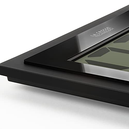 La Crosse Technology 513-54087-Int Atomic Digital Wall Clock With Indoor Temperature #TOP4