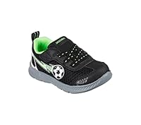 Skechers Unisex-Child 407228n Sneaker, Black/Lime, 10 Toddler