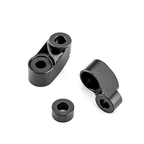 Dasen Black 39Mm-49Mm Tubes Front Turn Signal Relocation Kit Compatible With Harley Dyna Glide Fxr Sportster 883 1200 Xl #TOP6