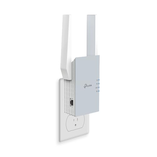 TP-Link RE515X AX1500 WiFi 6 Range Extender w/Ethernet Port | 1.5G Dual-Band Wireless Repeater Amplifier | Up to 1800 Sq. Ft., 64 Devices | Internet Signal Booster | APP Setup | EasyMesh Compatible