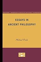 Essays in Ancient Philosophy 0816612757 Book Cover