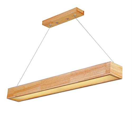 Suspension LED en bois pour éclairer votre table de salle à manger