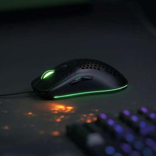 AROZZI RATON GAMING FAVO ULTRA LIGHT SCHWARZ - Mouse gaming - Immagine 4