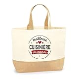 👉 Praticité et Élégance : Ce cabas en jute naturel, spacieux et robuste, offre une solution idéale pour transporter vos essentiels avec style. Léger et polyvalent, il est parfait pour transporter serviettes, livres, courses ou accessoires, tout en restant tendance et fonctionnel pour toutes vos activités.