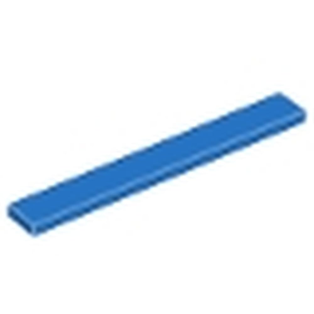 LEGO Tile 1 x 8, Part 4162, Part 4162, Choose Your Colour (Blue, 50, Bricks)