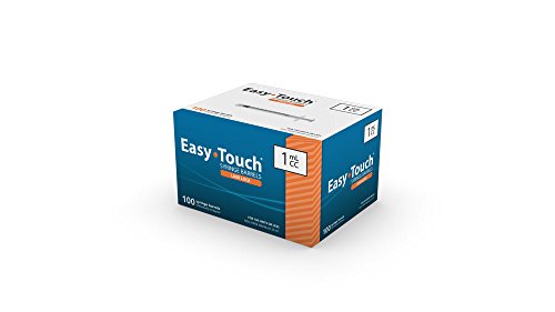 easytouch luer-lock syringe barrel 1ml syringe pack of 100