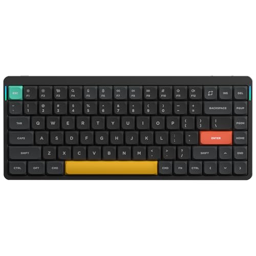 nuphy Air75 V2 Teclado mecánico inalámbrico de perfil bajo, inter...
