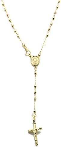 Solid 14K Yellow Gold Chain 3mm Bead 
