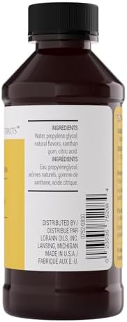 LorAnn Butter Bakery Emulsion, 4 oz - Intense Butter Flavor Extract for Baking, Cookies, Frosting, Ice Cream, Popcorn, Smoothies and Beverage - Vegan, Gluten, Sugar, and Nut Free — view 6