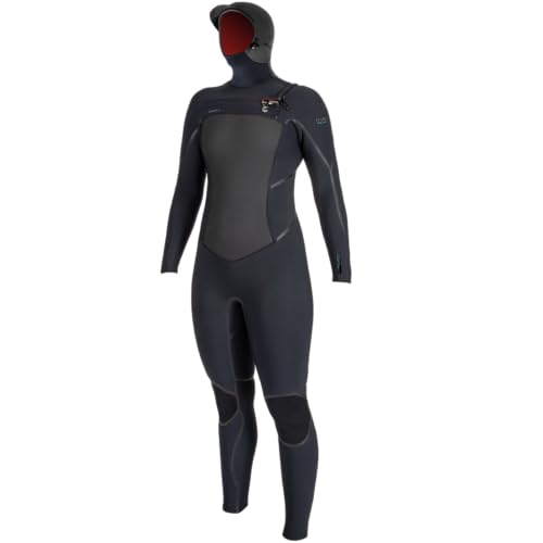 O'Neill Womens Psycho Tech 6/4mm Chest Zip Wetsuit 5548 - Black Oneill Womens Size - US 10