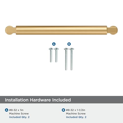 Amerock Balon 6-5/16 inch (160mm) Center-to-Center Champagne Bronze Cabinet Pull, BP37485CZ by Amerock - Image 4