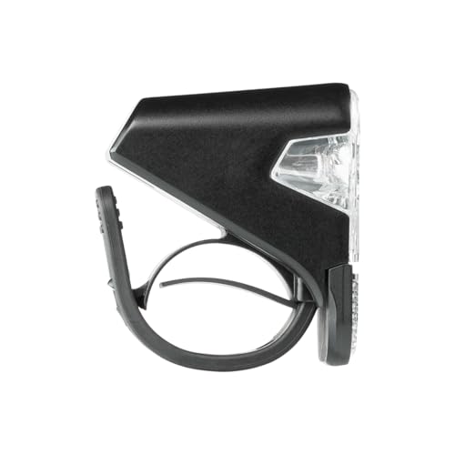 AXA Visto 3 – Fahrradlicht Set mit Batterien – Einfache Befestigung – Wasserbeständig – Mit Batterieanzeige – Inkl. 3 x AAA Batterien – StVZO zugelassen