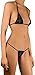 Produktbild Sohimary 201 Damen Mini BH Set String Tanga Spitze XS S M 32 34 36 38 Schwarz