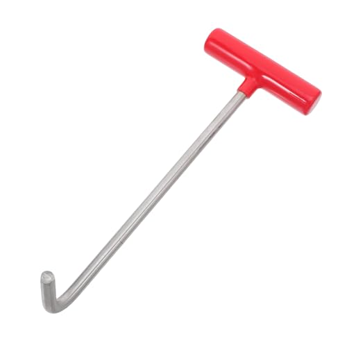 Gancho para Tapas de Alcantarilla Antideslizante y Resistente de Acero Inoxidable STOBAZA