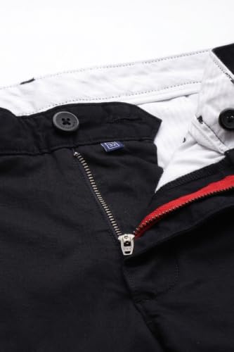 Image of Louis Philippe Men's Slim Fit Premium Cotton Soft Handfeel Solid Chinos