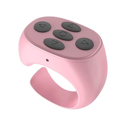 Mando a distancia para teléfono móvil - Controlador remoto de punta de los dedos - Anillos de desplazamiento remoto de cámara recargable para teléfonos tabletas