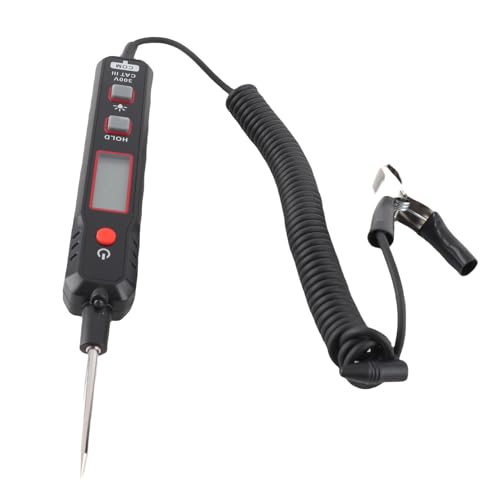 EBTOOLS MAYILON HT86A Luz de prueba automotriz 2-100V DC Digital LED Probador de circuitos de prueba de voltaje bidireccional para inspección de vehículos