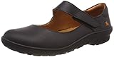 Material exterior: Cuero Art Antibes, Zapatos Planos Mary Jane Mujer, Negro (Black), 42 EU