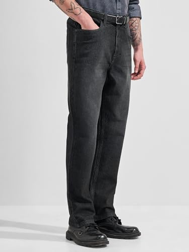 Image of Highlander Men's Straight Relaxed Fit Jeans | Stretchable | Everyday Comfort & Style| Jeans for Man|Premium Cotton Blend