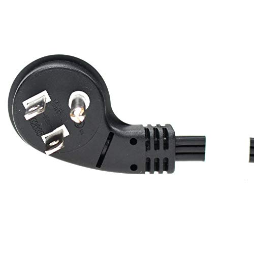 Sf Cable 10Ft 18 Awg 2-Slot Non-Polarized Power Cord (Iec320 C7 To Nema 1-15P) #TOP6