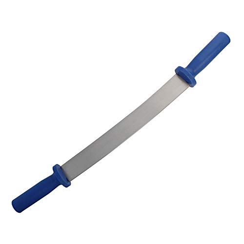 Redneck Convent 12 Inch Fleshing Knife Hide Tanning Fleshing Tool – Dual Handle Hide Scaping Flesher Tool Leather And Taxidermy Supplies #TOP3