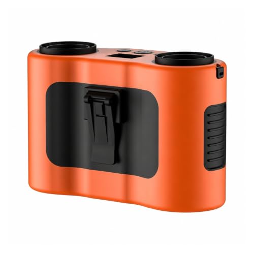 Ventilador de cintura portátil recargable USB con miniclip de 5 velocidades