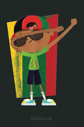 Dabbing Black king Juneteenth 1965 Brown Skin Boys Kids 2022 Notebook: Juneteenth Notebook Gift Idea Freedom Day Black Lives Matter|6x9 110 Page Glossy Finish|Journal Gift For Men Women Kids