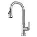 KRAUS Allyn Transitional Industrial Pull-Down Single Handle Kitchen Faucet in Spot-Free Stainless Steel, KPF-4101SFS