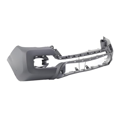 Image of FitParts Compatible with Toyota Tacoma 2016-2020 Front Bumper Cover | Primed, With Fog Light Holes, Ready to Paint, OEM 5211904907, TO1000414