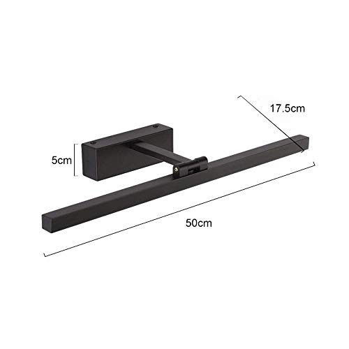 Applique murale de salle de bain LED compacte et montée en surface