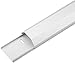Produktbild goobay Halbrunder Aluminium-Kabelkanal - 50mm, Länge 1,1m, Weiß