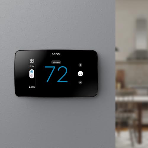 Sensi Touch 2 Smart Thermostat with Touchscreen Color Display, 100 Years of Expertise, Programmable, Wi-Fi, Data Privacy, Easy DIY, Works with Alexa, Energy Star Certified, ST76, C-Wire Required - Image 3