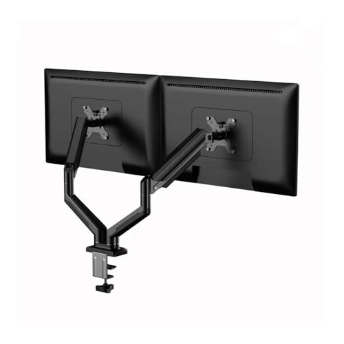 Support double bras robuste jusqu'à 10 kg pour moniteur PC