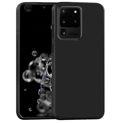 Image of Back Cover for Samsung Galaxy S20 Ultra 4G / S20 Ultra 5G | Full Camera Protection | Premium Liquid Silicon Case | Flexible Bumper Case for Samsung Galaxy S20 Ultra 4G / S20 Ultra 5G (Black)