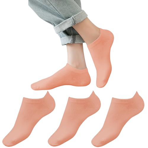 Image of Yuneek Women's Ankle Length Low Cut Cotton Socks Pack Of 3