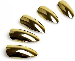 ملصقات اظافر ذهبية 440_ مع ضمان لمدة عامين للرضا والجودة