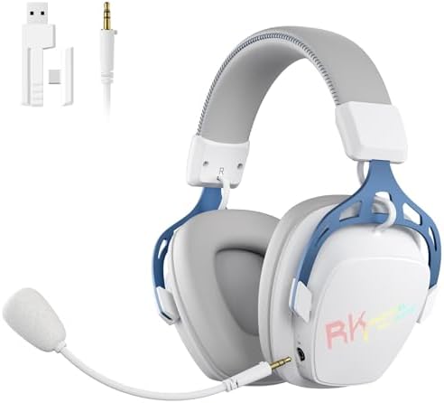 RK ROYAL KLUDGE HG103 Wireless Gaming Headset for PS5/4, Xbox, PC, Switch