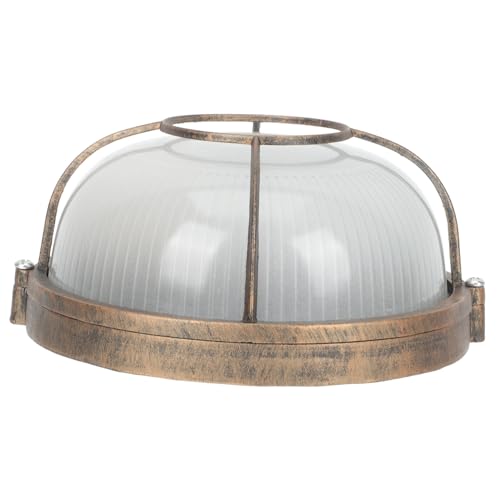 COHEALI Lámpara de Pared Vintage para Jardín LED Sin Bombilla Aplique Exterior y Resistente al Polvo para Porche Patio Entrada y Pasillo Luz de Montaje Empotrado para Uso Residencial y