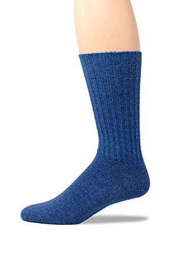 Image of WARRIOR ALPACA SOCKS - Ribbed Casual Everyday Alpaca Wool Crew Socks For Men And Women
