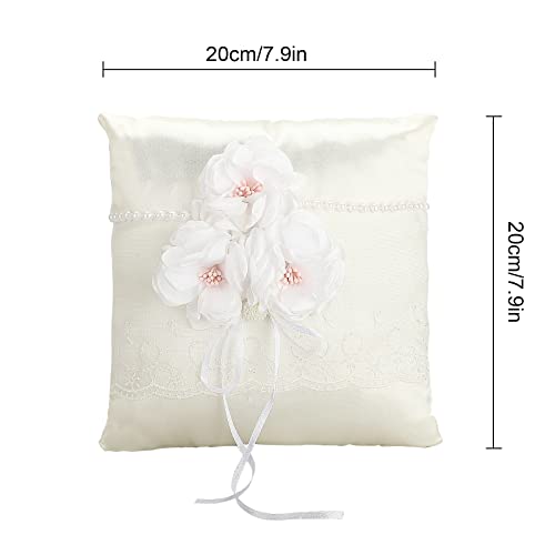 Almofada de anel de casamento, almofada de anel, almofada de portador de anel, suporte de anel, tape