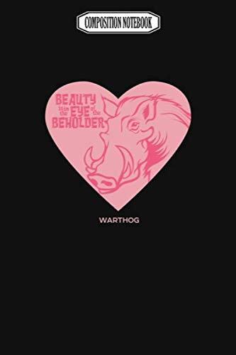 Composition Notebook: Love Warthog Beauty Avenging Pens Party Plates Slippers Crystal Fingerlings Narwhal Notebook Journal Notebook Blank Lined Ruled 6x9 100 Pages