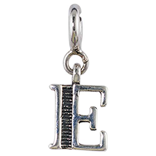 Image of FOURSEVEN Jewellery 925 Sterling Silver English Alphabet Letter Charm Pendant, Fits in Bracelet and Chain for Men and Women