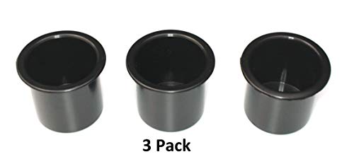 Image of Plastic 2 7 /8 Black Drop in Cup Holder Plastic Multipack Wholesale Bulk Listing Poker (3)