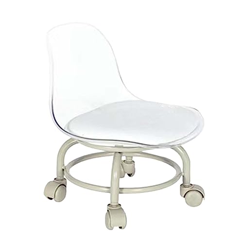 Tabouret à roulettes avec dossier pivotant et roulement fluide pour garage - 7