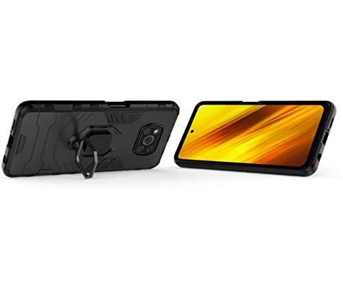 Capa Anti Impacto Ring Xiaomi Poco X3/X3 PRO+ Película De Vidro 9d
