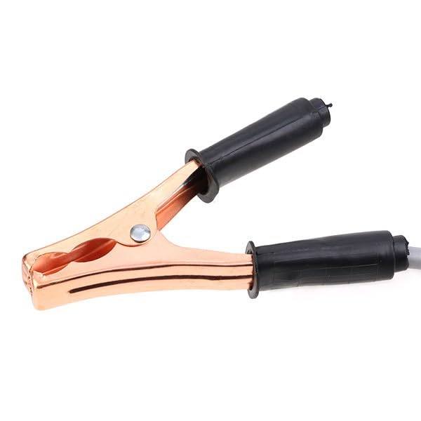 Close-up of the battery clamp on the YATO YT-8310 Battery Tester