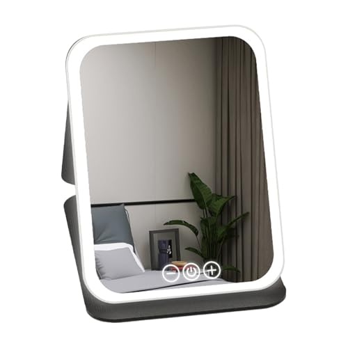 Miroir de voyage rechargeable USB avec intensité tactile 3 modes - 2