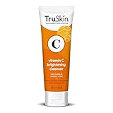 TruSkin Vitamin C Cleanser for Face - Brightening Face Wash with Vitamins C & E, Rosehip Oil, Aloe Vera and MSM - Deep Clean and Refresh for Radiant, Healthy-Looking Skin, 5 fl oz