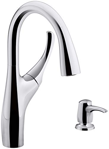Hot Deals Kohler K-R72511-SD-CP Mazz Kitchen Sink Faucet, Polished Chrome